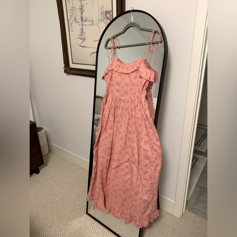 Doen Pink Floral Dress